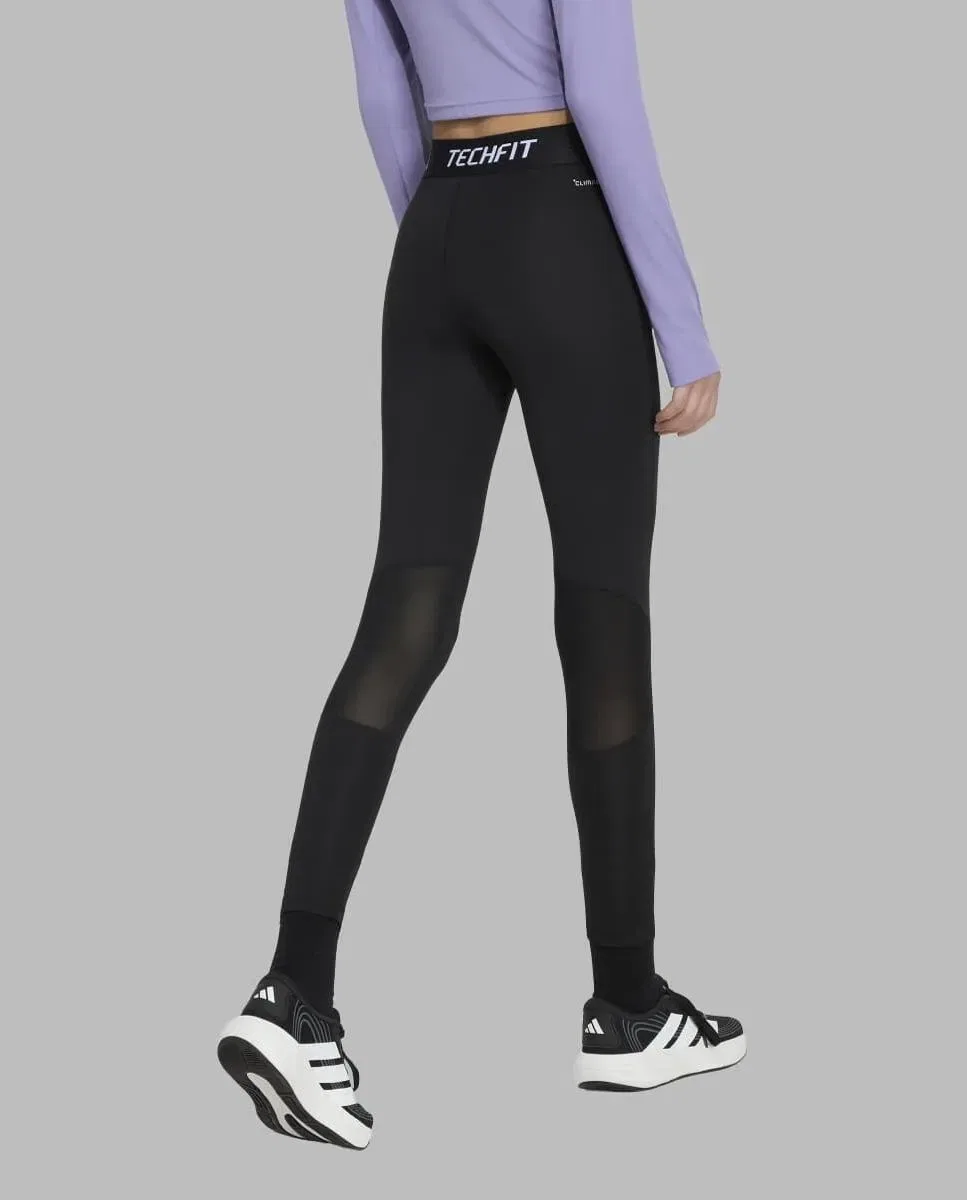 Детские леггинсы для девочек с длиной 7/8 Techfit adidas, Negro — фото 2
