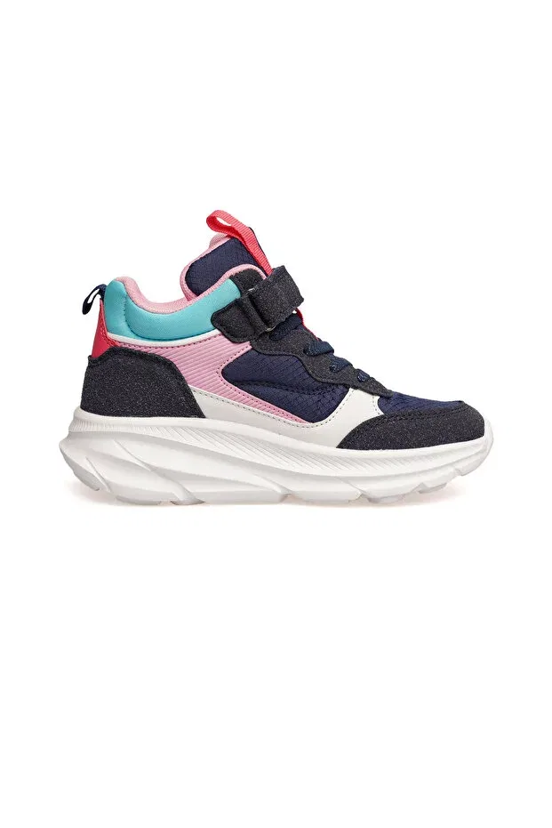 Детские туфли для девочек с принтом Hummel, Navy Blue — фото 2