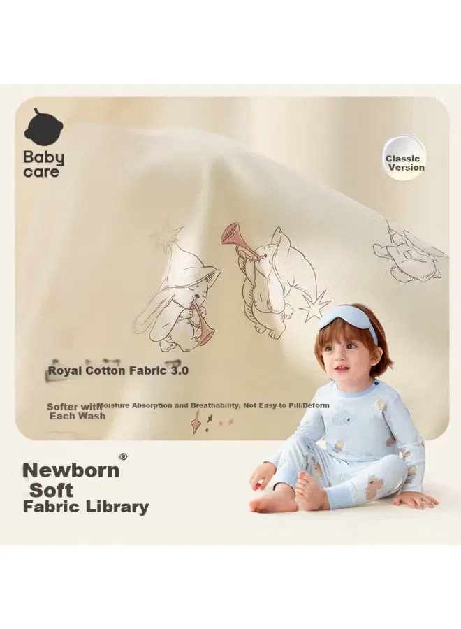 Домашний комплект из хлопка с принтом луна и коала Babycare, коричневый — фото 3