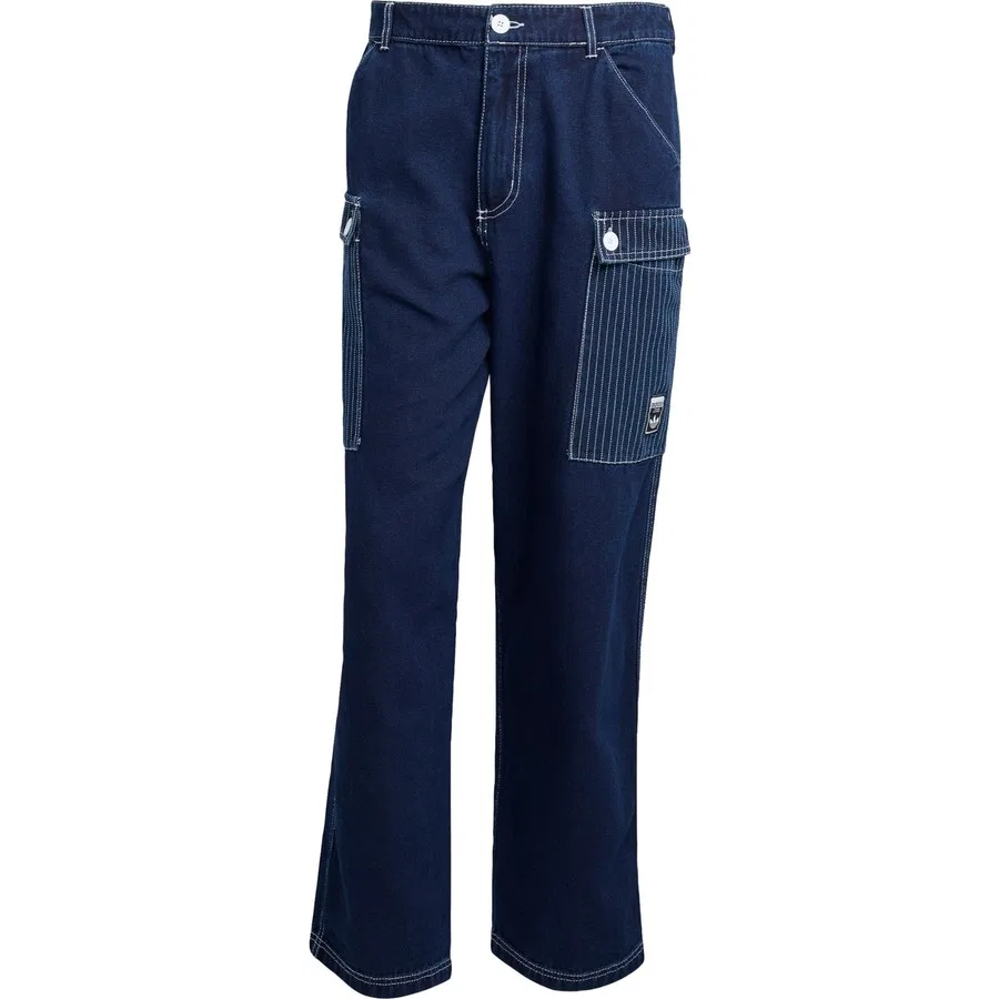 Штаны карго свободного кроя Wabash Loose Kargo Pantolon adidas, Синий — фото 3