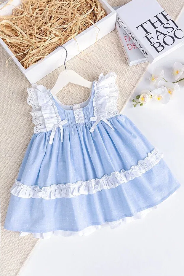 Детское платье для девочек с принтом Emma Babymod, Blue