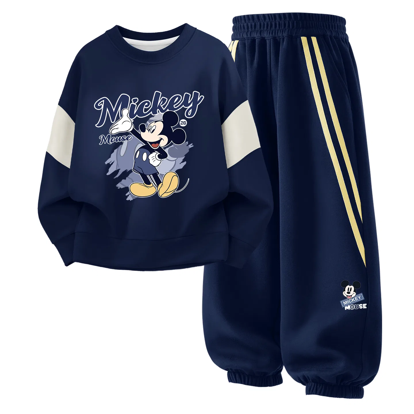 Детский спортивный костюм с принтом Disney Happy Surprise, цвет Greetings Navy Blue+Happy Surprise K_Right Lower Hidden Navy Blue