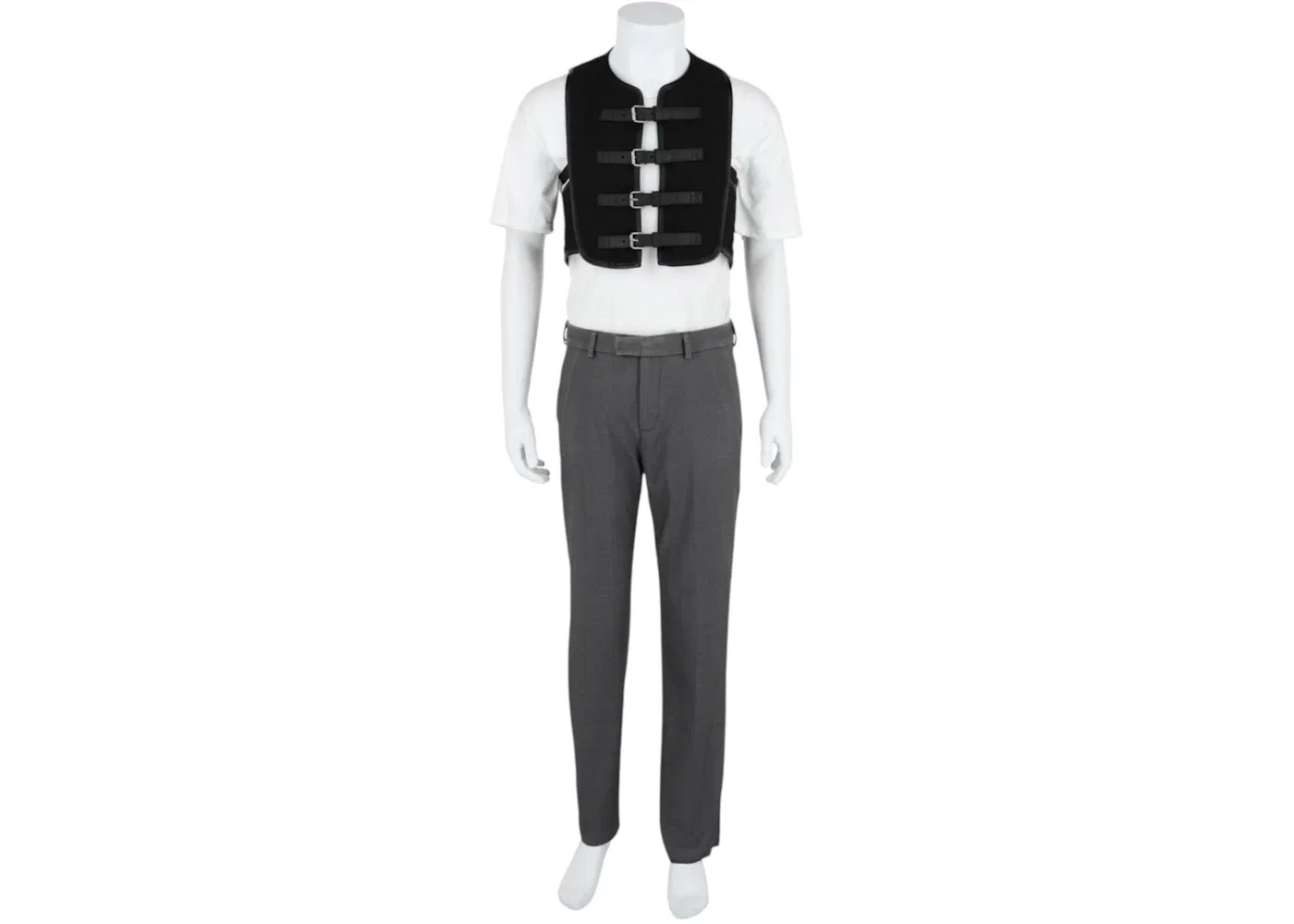 Мужской жилет с квилтингом из габардина Gucci Gilet, Black — фото 2