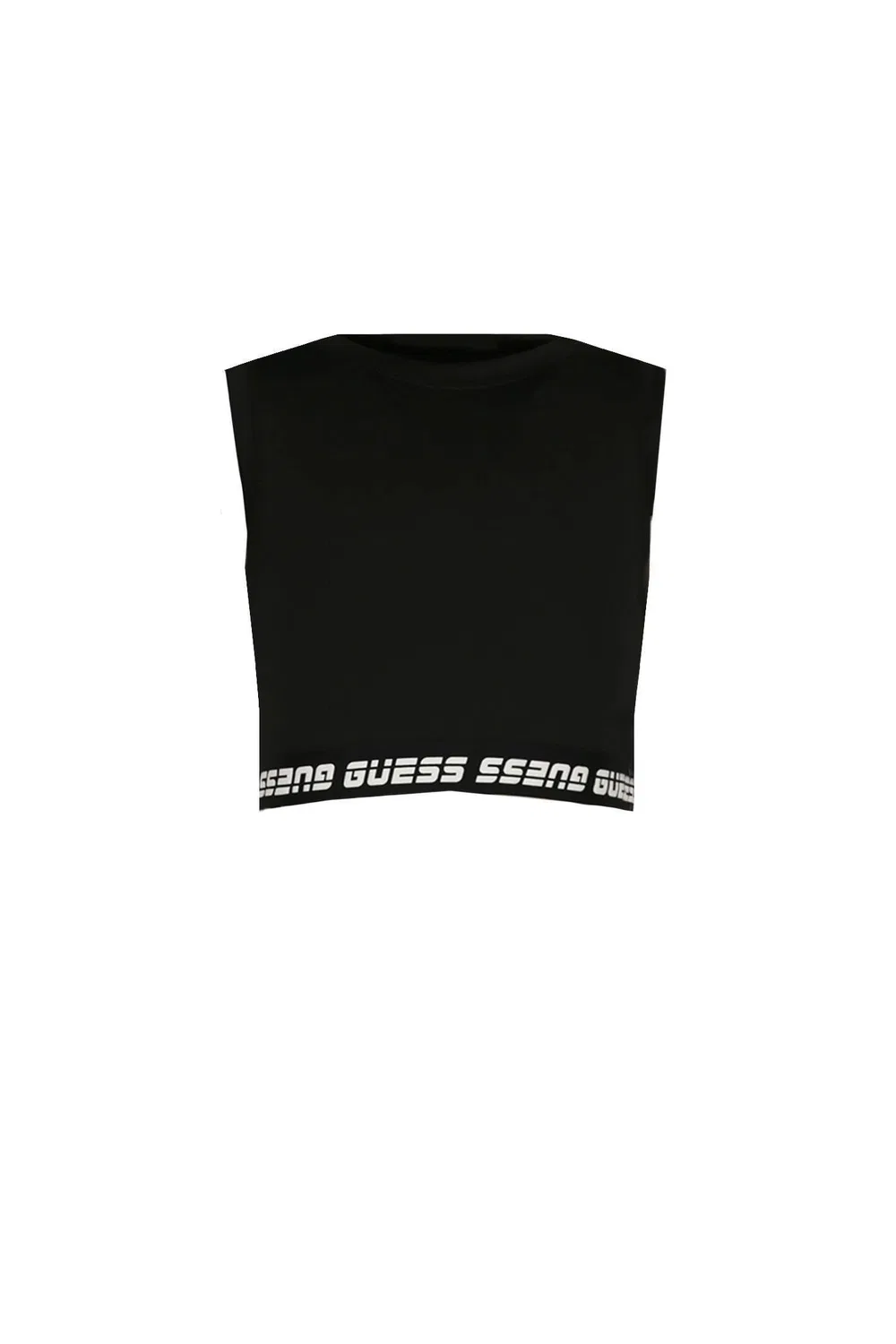 Топ с длинным рукавом Guess Active, черный