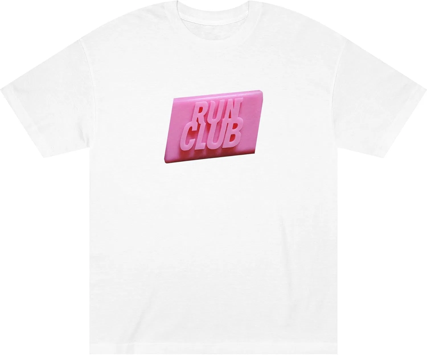 Футболка с эмблемой RUN CLUB American Apparel, White