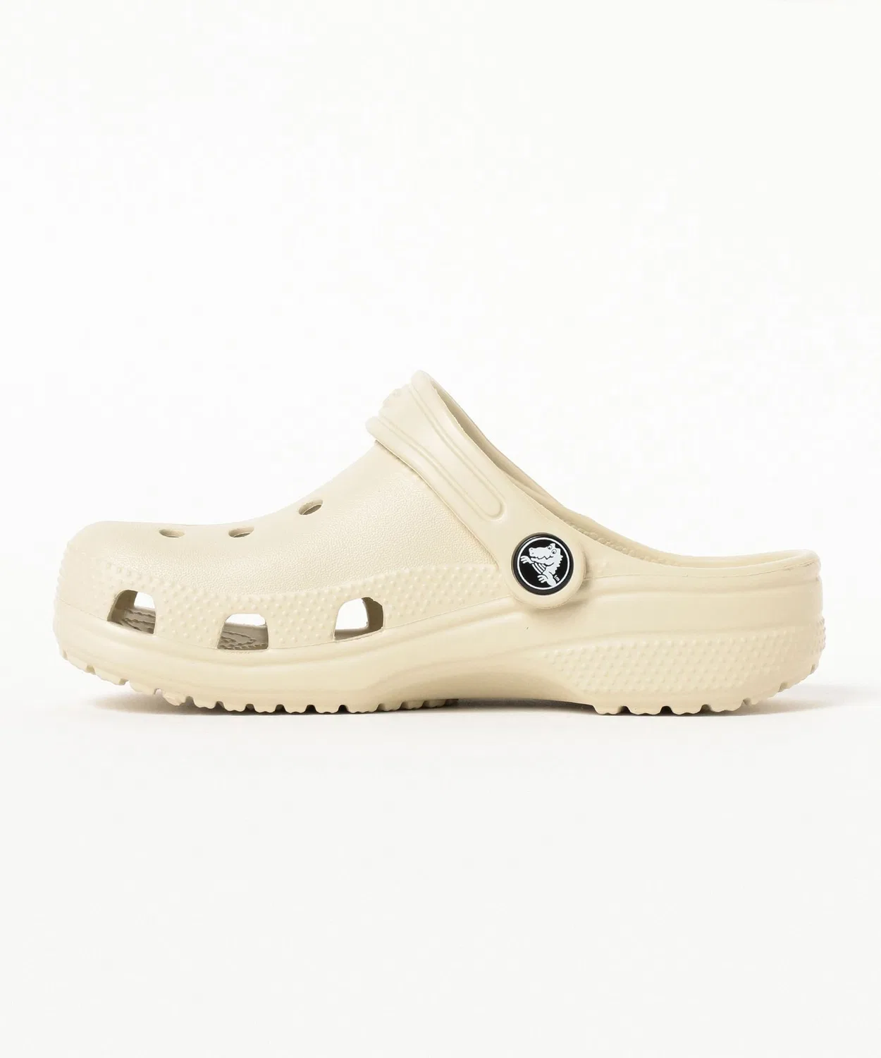 Детские сандалии классические с ремешком, модель Classic Clog, crocs, White — фото 4