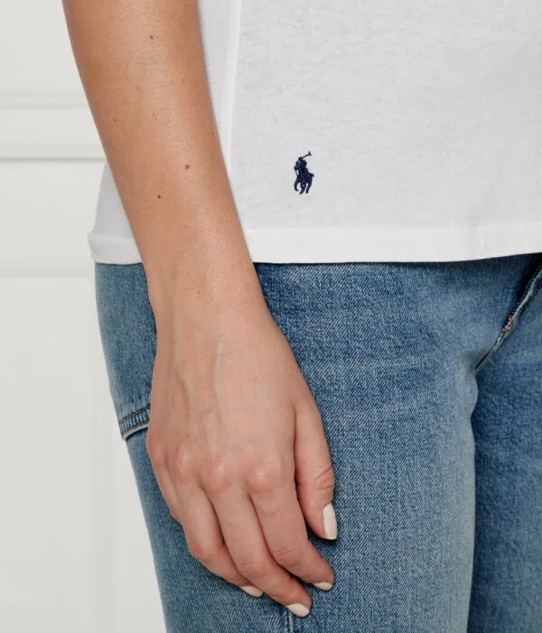 Женская футболка Regular Fit Polo Ralph Lauren, белый — фото 4