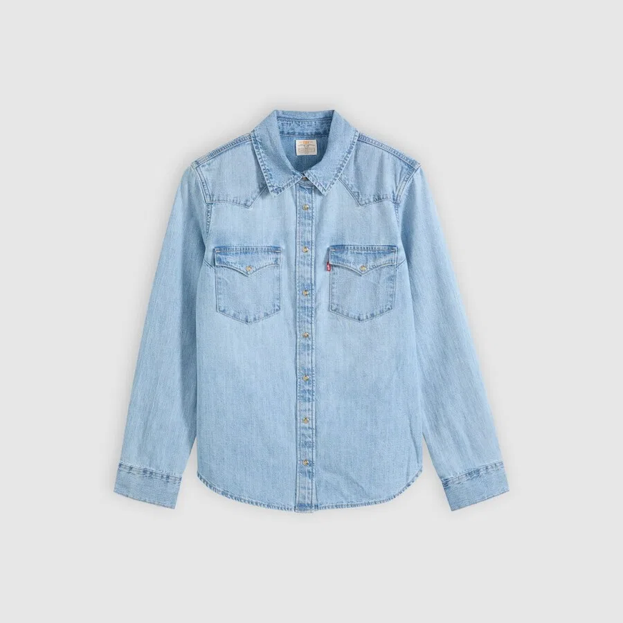 Блузка LEVI'S 'HERITAGE' светло-голубого цвета — фото 3