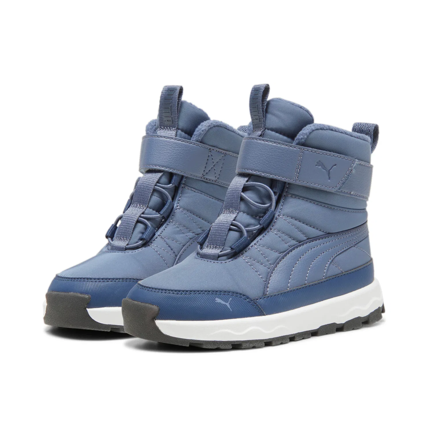 Детские зимние ботинки Evolve PUMA, Inky Blue-Persian Blue-White