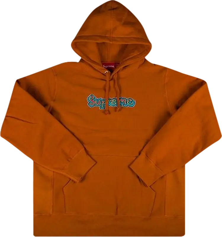 

Толстовка Supreme Gonz Logo Hooded Sweatshirt 'Brown', коричневый