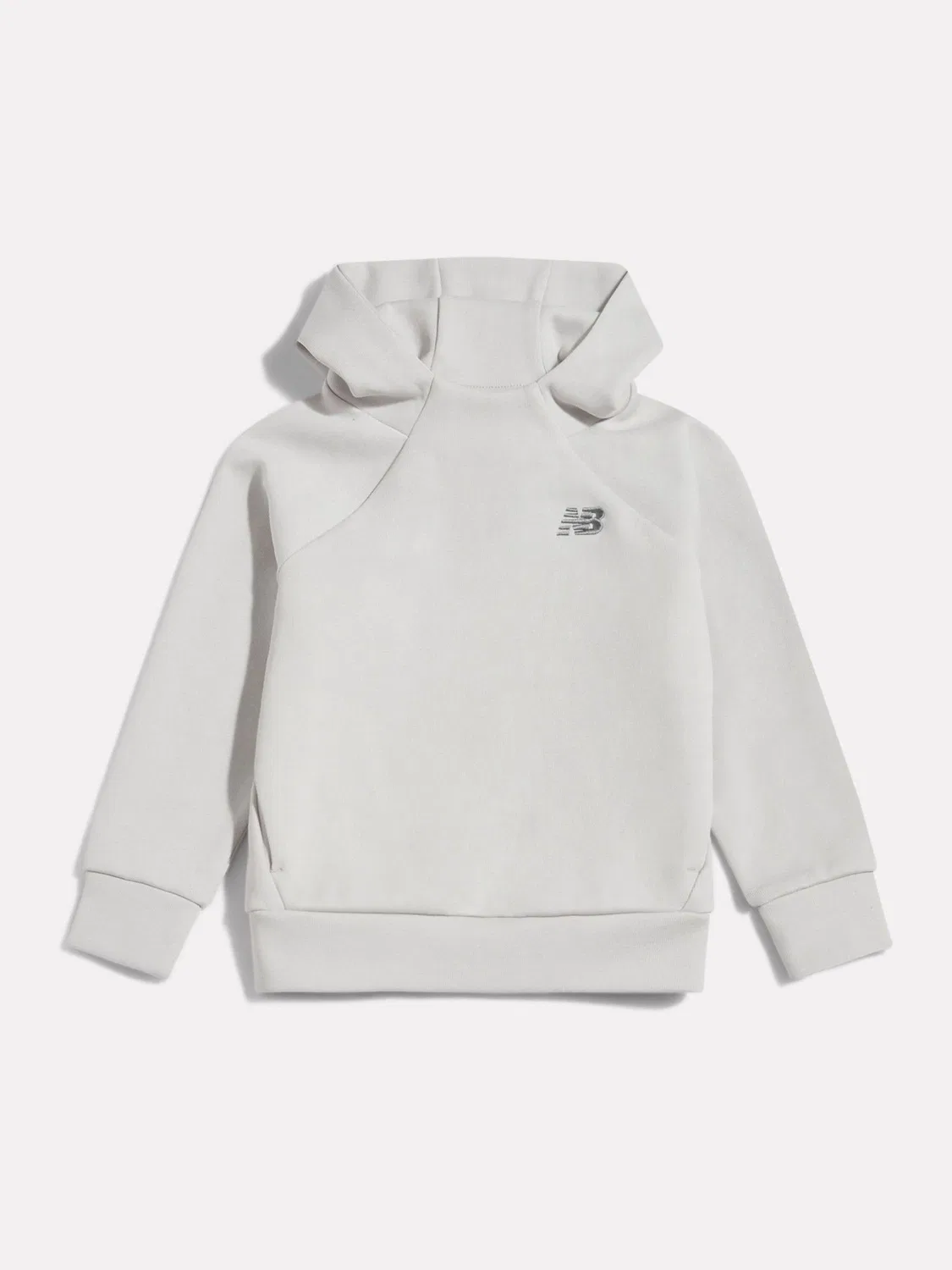 Худи New Balance Grey Tech Knit, серый