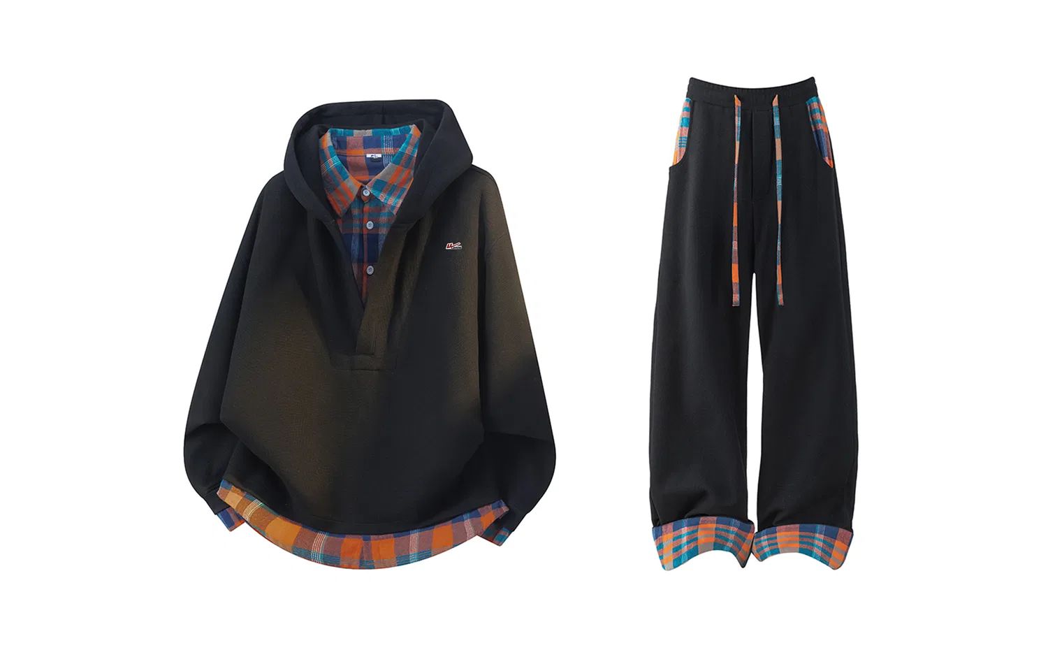 Детский комплект свитшотов с капюшоном, тонкий, Sweatshirt Sets, WARRIOR