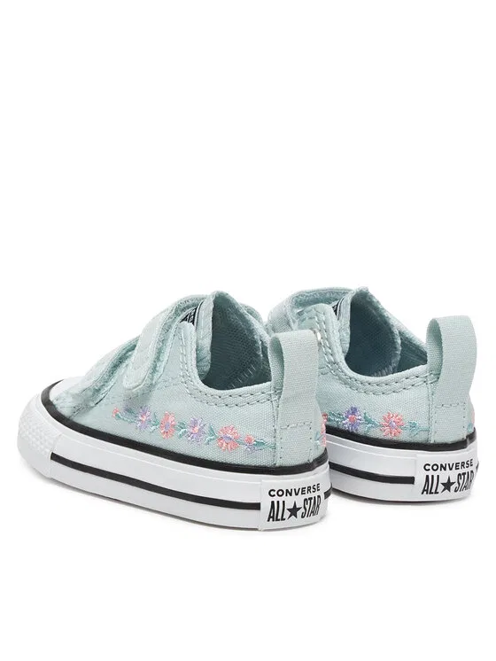 Кеды Chuck Taylor All Star Florals Converse, светло-голубой — фото 3