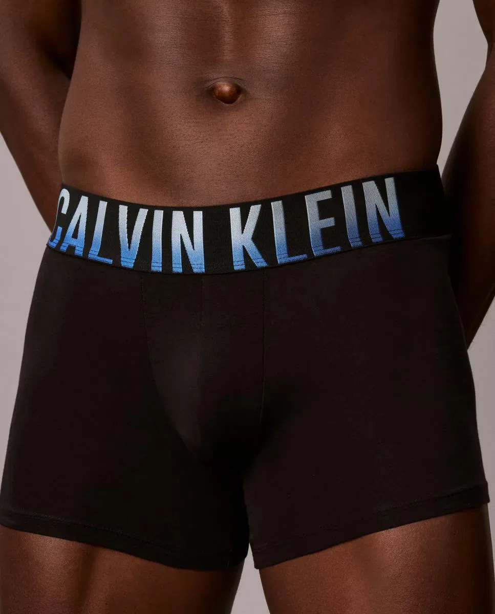 Комплект из 3 длинных боксерских трусов - Calvin Klein - черные — фото 4