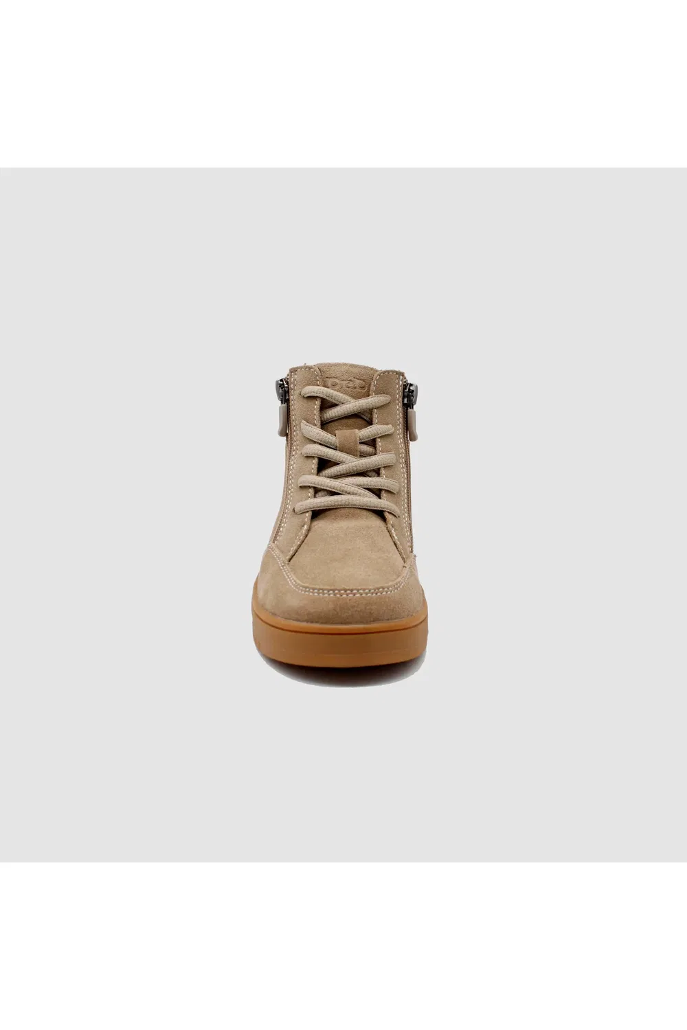 Детские ботинки высокие адаптивные Access Double Zip DrD Kids Footwear, Tan — фото 3