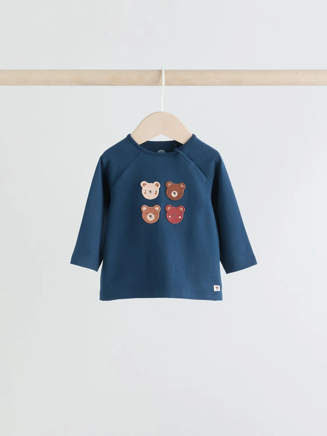 Комплект из 6 предметов для мальчика, Navy/Brown Bear Next, темно-синий/коричневый — фото 3