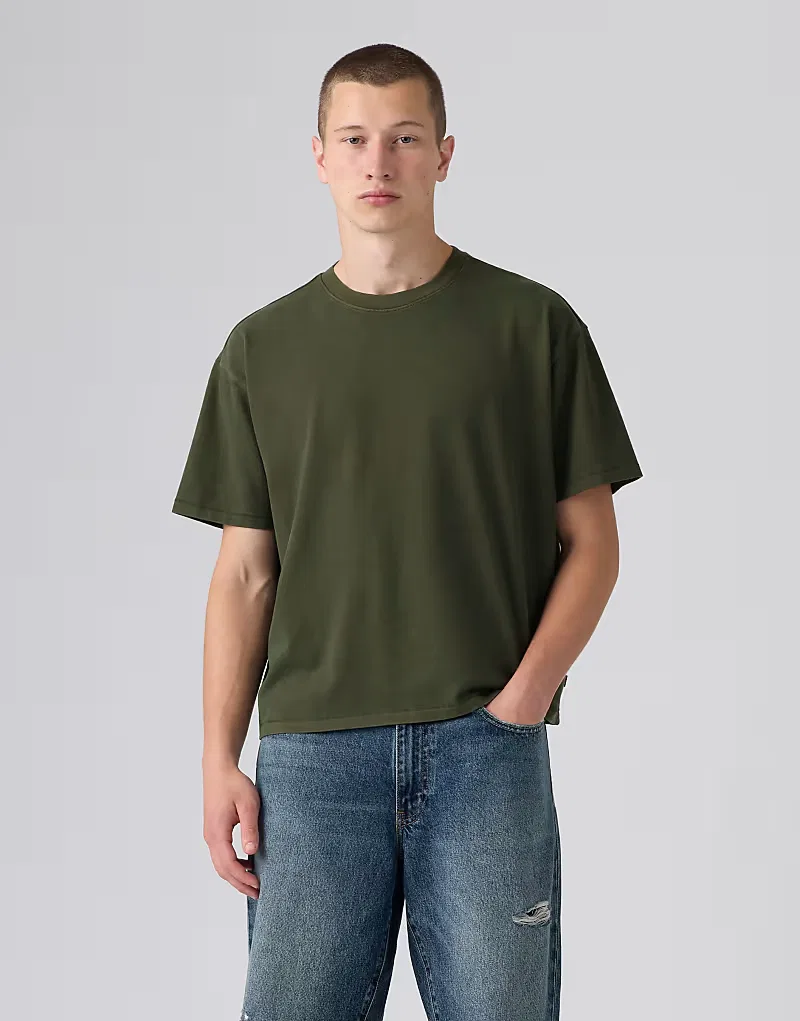 Футболка Levi's Boxy, зеленый