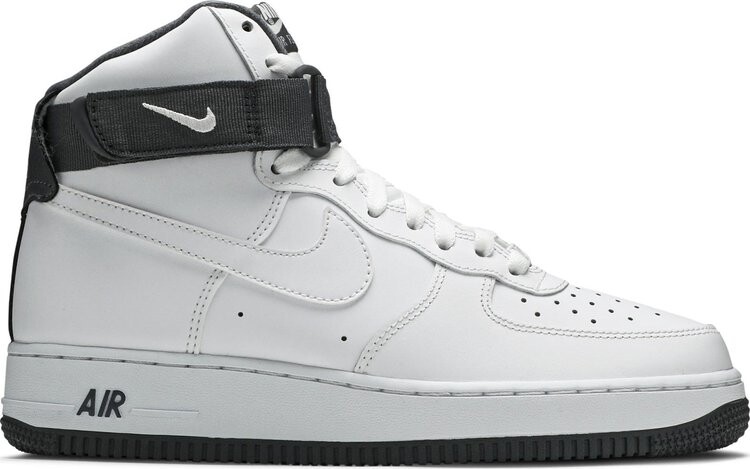 

Кроссовки Nike Air Force 1 High 'Charcoal', белый, Белый;серый, Кроссовки Nike Air Force 1 High 'Charcoal', белый