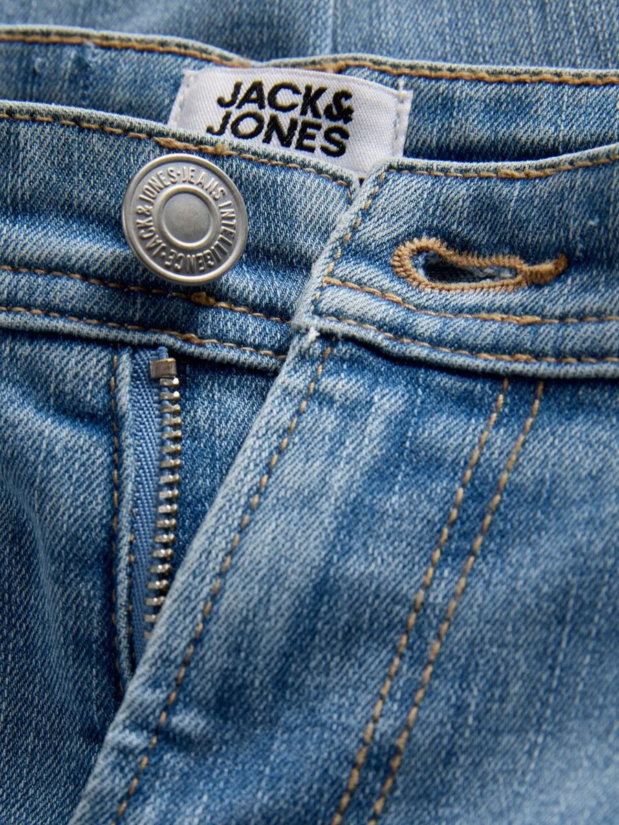 Джинсы Jack & Jones Junior Slim fit 'JJIClark JJOriginal' синего цвета — фото 4