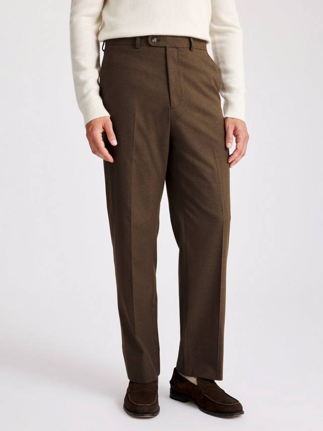 

Брюки от костюма приталенного кроя Moss, Brown