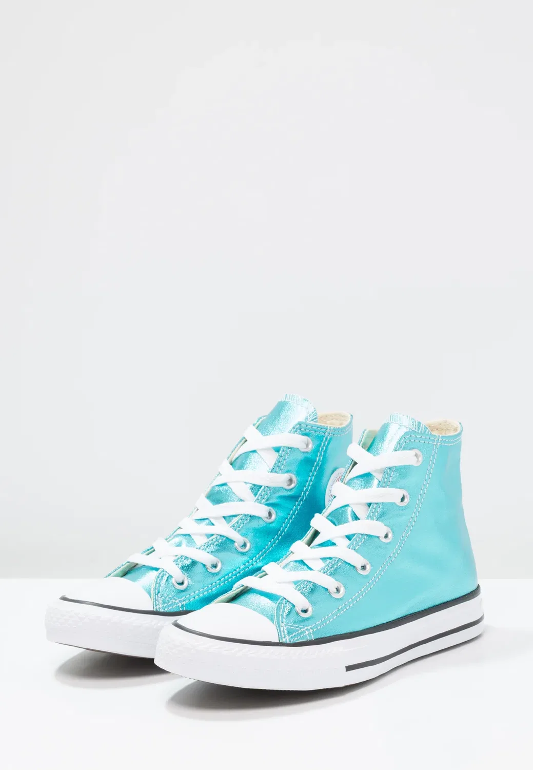 Кроссовки Chuck Taylor All Star - сезонные металлические оттенки - высокие кроссовки Converse, Turquese — фото 3