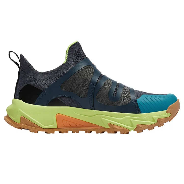 Детские кроссовки с принтом Serpent Leopard FILA KIDS, Marine Style Storm Blue/Black — фото 2