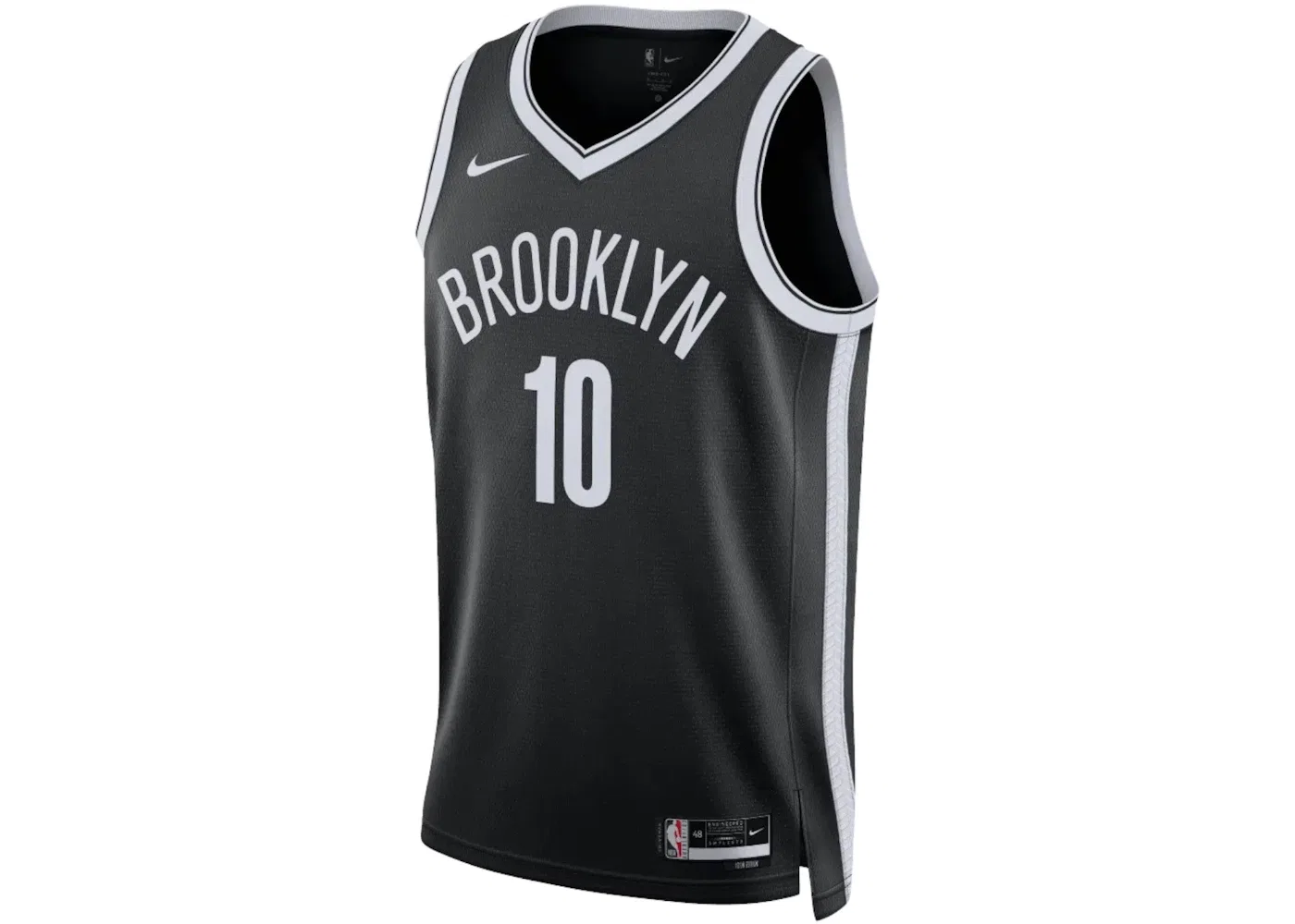 Мужская баскетбольная джерси Nike NBA Brooklyn Nets Ben Simmons 10 2022/23 Icon Edition Swingman, Black