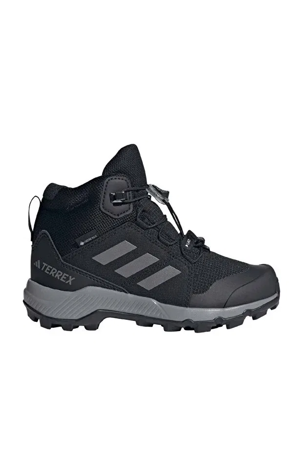 Детские ботинки для девочек с коротким каблуком Terrex Gore-Tex Black Outdoor Boots Adidas, Black