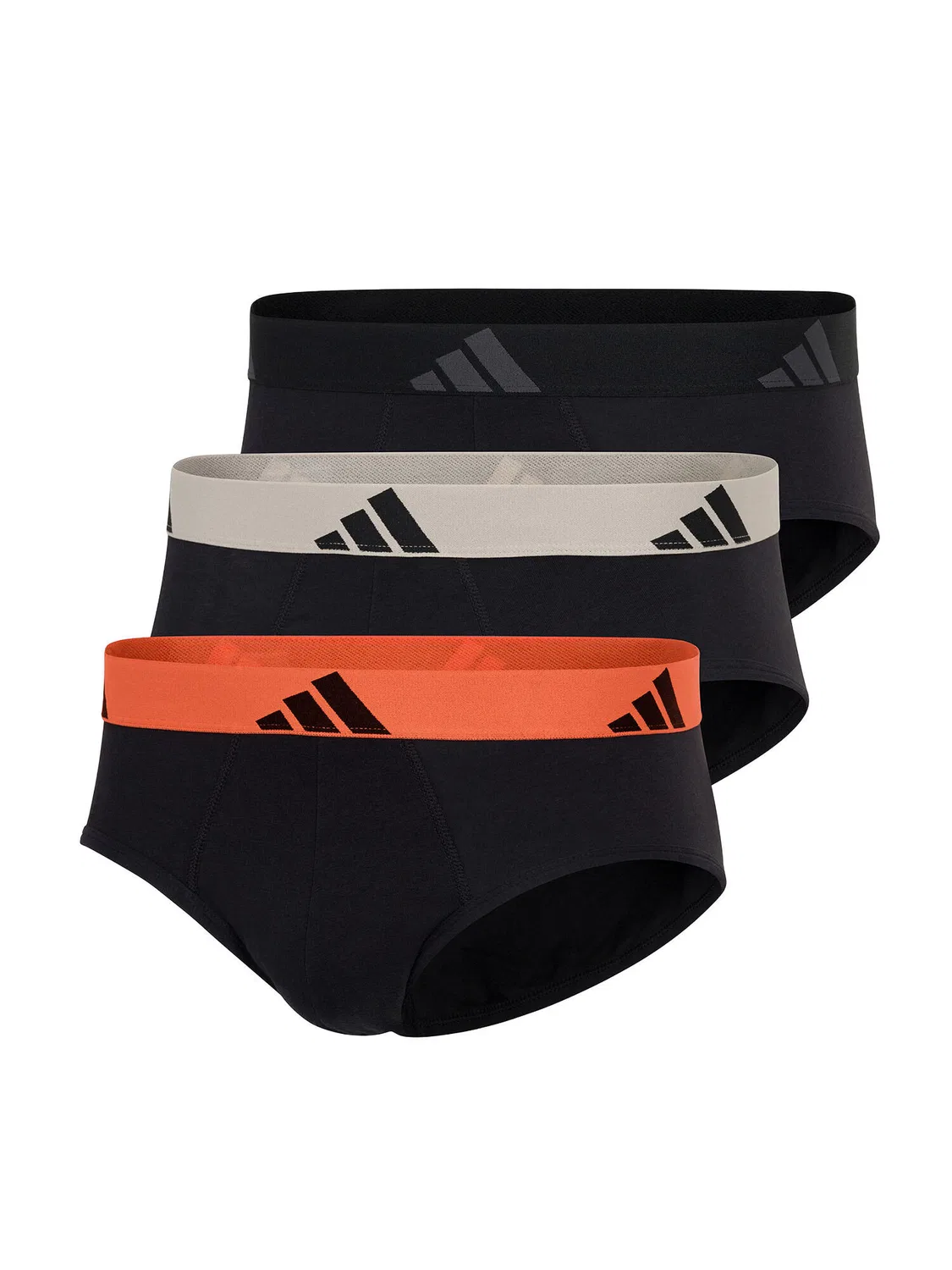 Мужские трусы-слип Active Flex Cotton Adidas, Schwarz Orange Grau