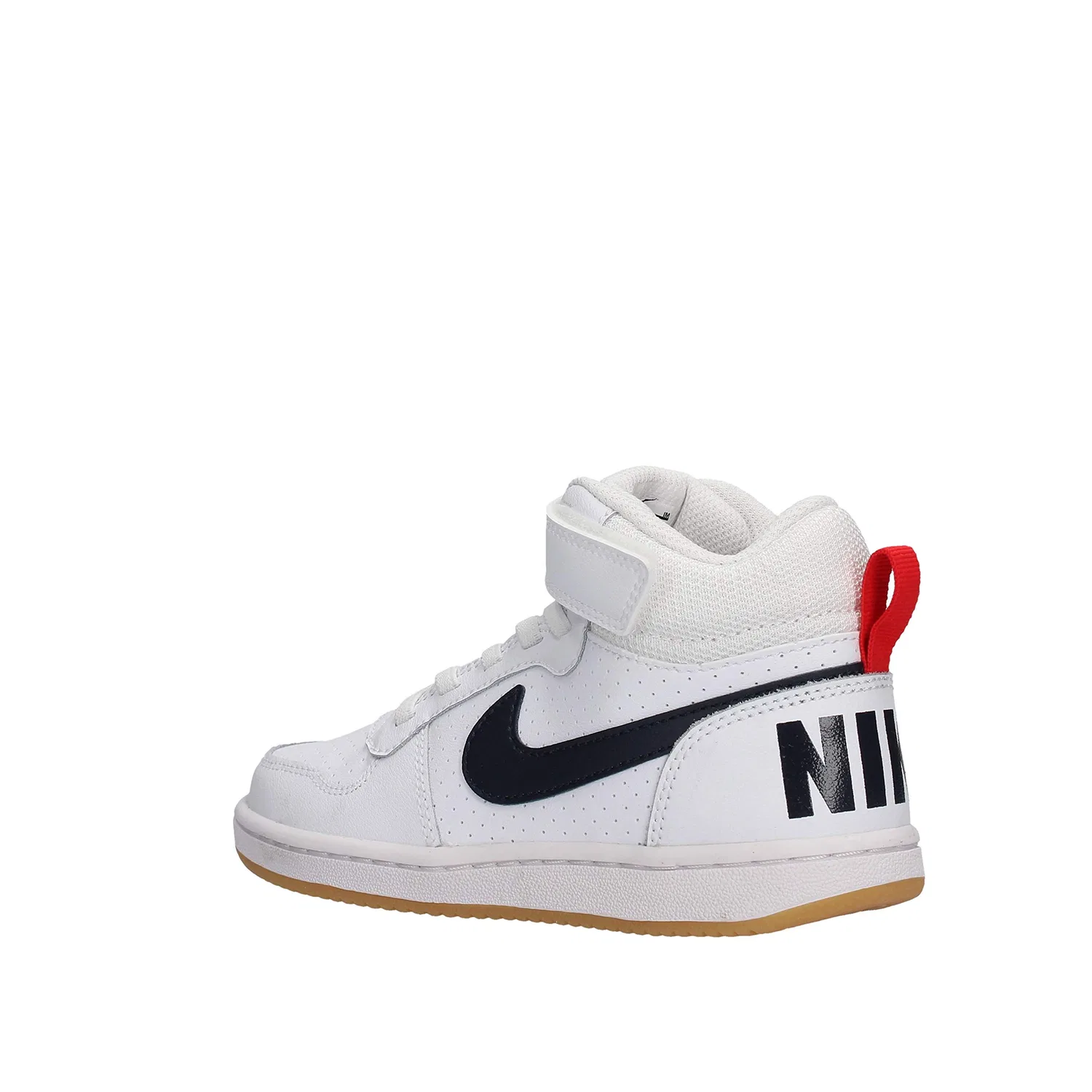 Детские баскетбольные кроссовки для мальчиков с высокой шнуровкой NIKE Court Borough Mid, Мультиколор — фото 2