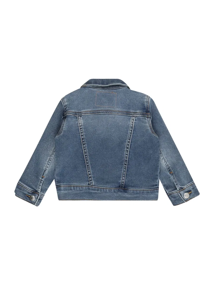 Куртка LEVI'S для межсезонья «MY FIRST TRUCKER» из синего денима — фото 2