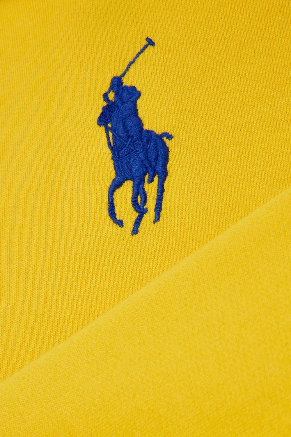 Худи с логотипом хлопковое Polo Ralph Lauren, желтый — фото 3
