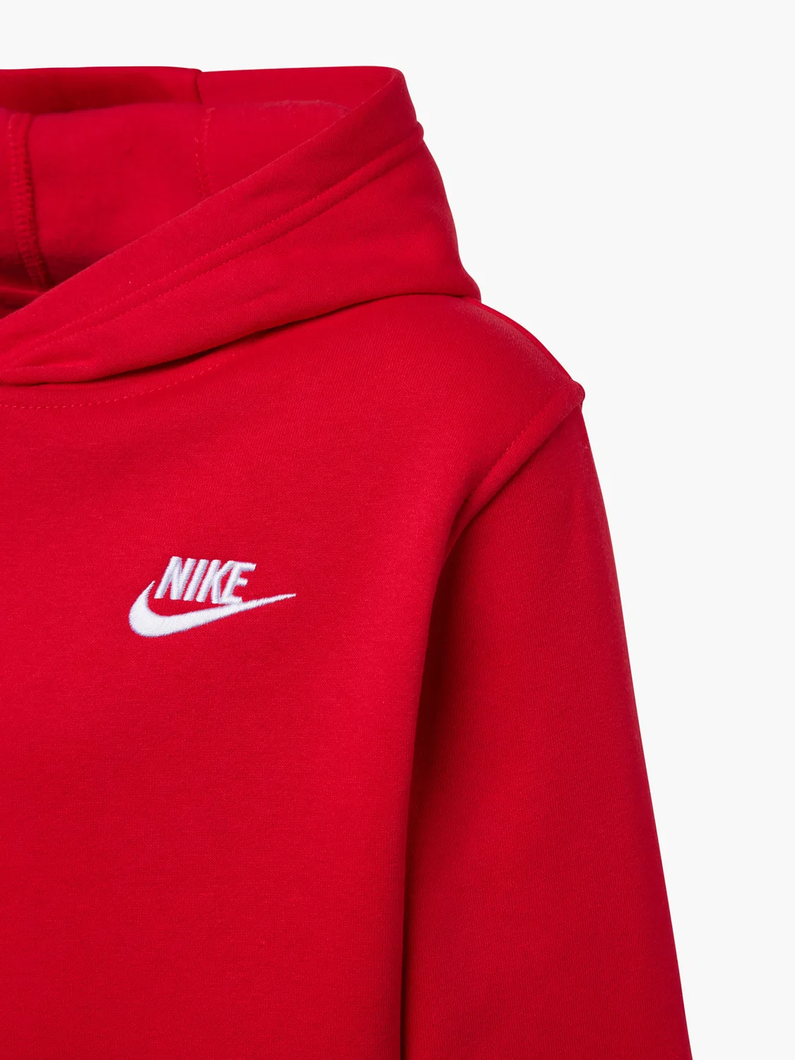 Детское худи с капюшоном Nike, красный — фото 3