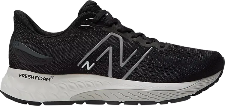 

Кроссовки New Balance Fresh Foam X 880v12 4E Wide 'Black Light Aluminum', черный