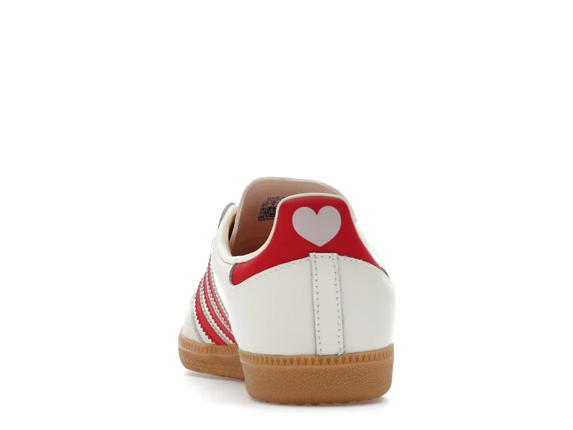 Детские кроссовки Lifestyle с принтом Samba OG Adidas, Cream White/Better Scarlet/Gum — фото 4