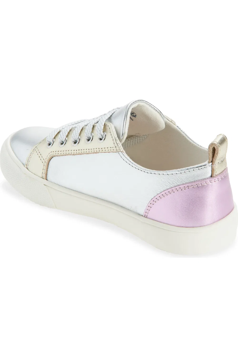 Детские кеды низкие металлик Mini Boden, Metallic — фото 2