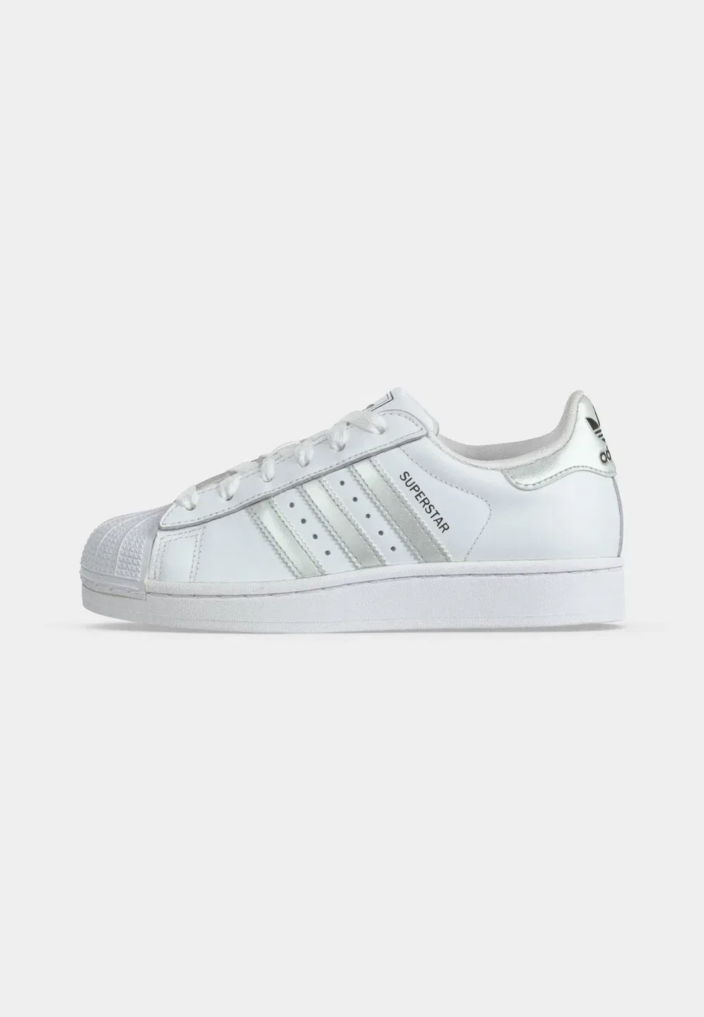 Кроссовки Superstar ii унисекс Adidas Originals, Footwear White/Silver-Coloured Metallic/Core Black — фото 2