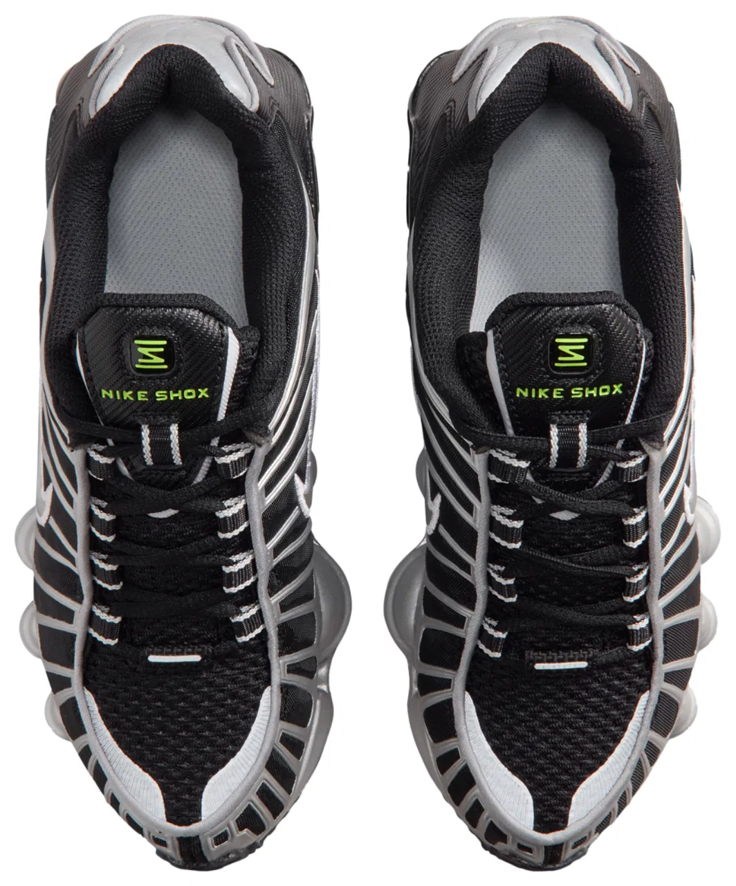 Кроссовки для мальчиков Shox TL Nike, цвет Black/Volt/Metallic Silver — фото 4