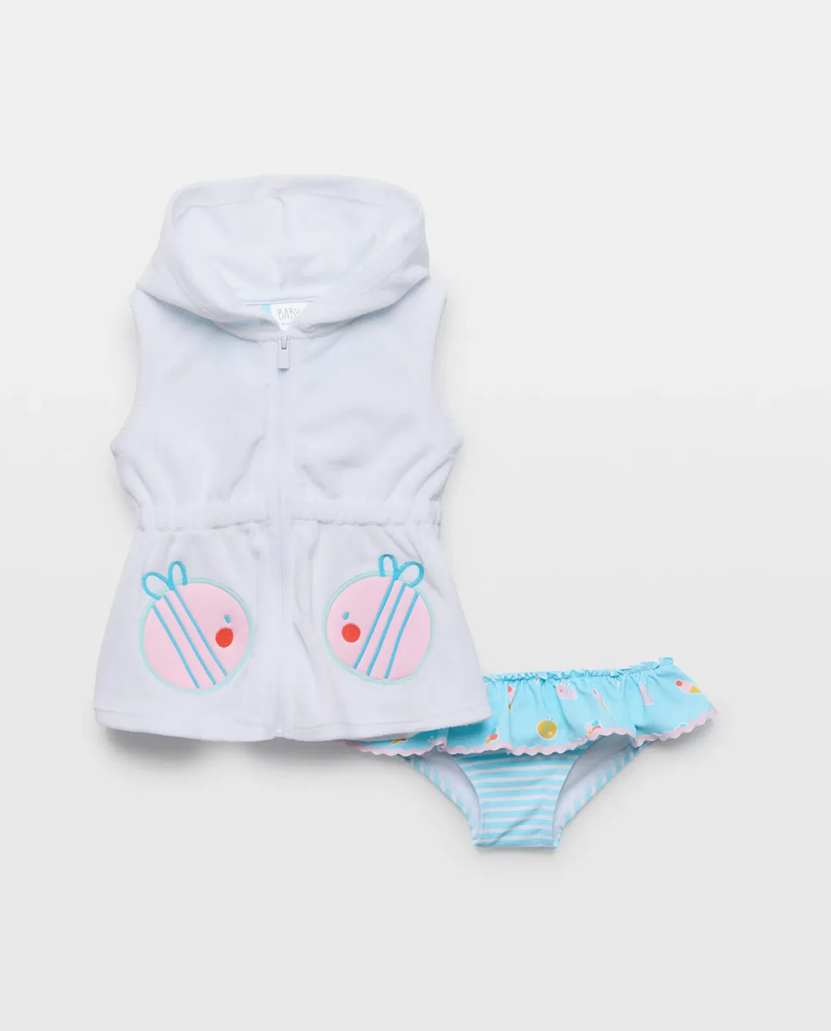 Детский купальный комплект для мальчиков махровый Baby El Corte Inglés, Verde