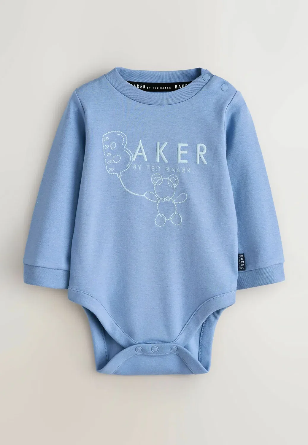 Комплект из 5 предметов: пижама, боди, шапочка и нагрудник Baker By Ted Baker, Blue — фото 2