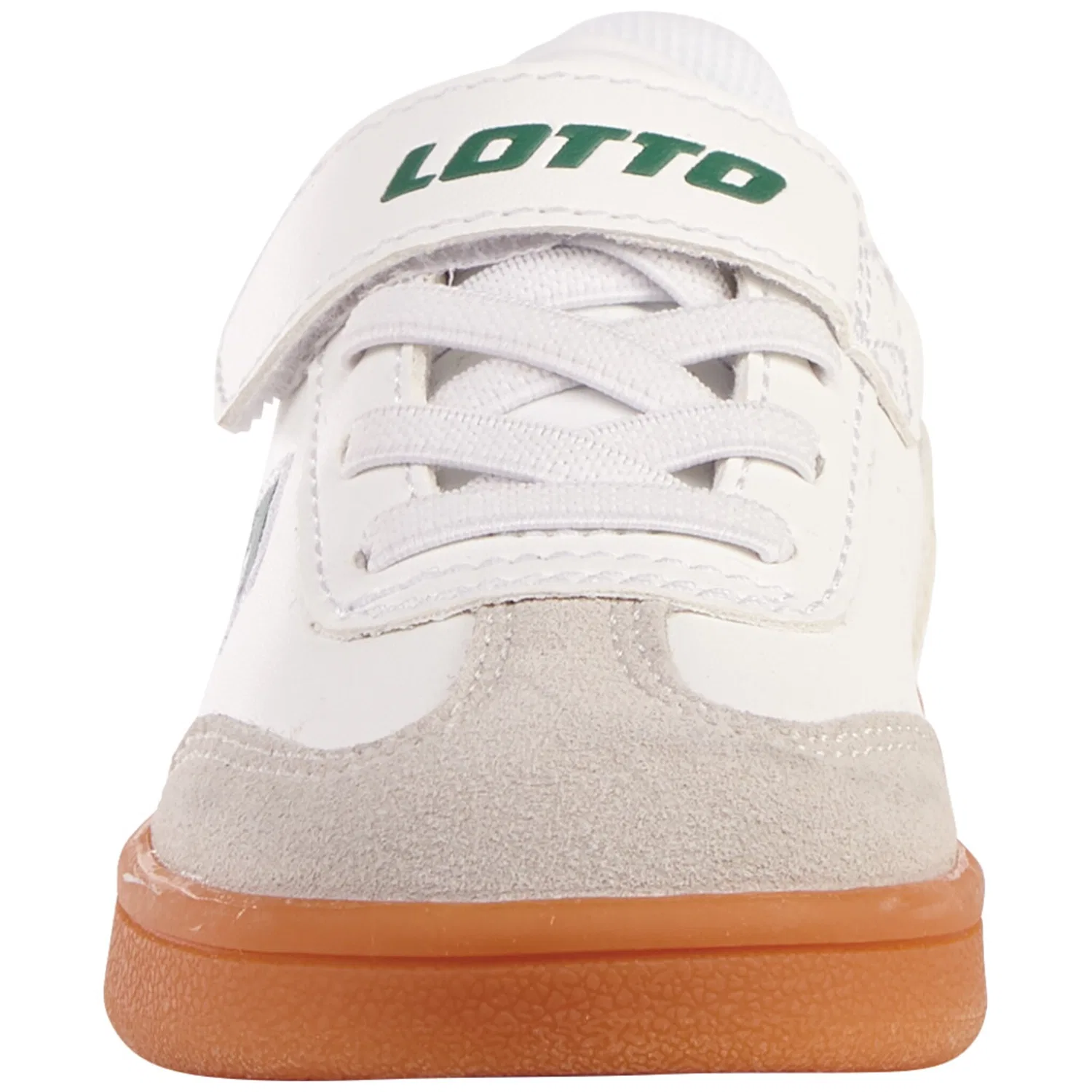 Детские кроссовки с эластичной шнуровкой Lotto, White/Green — фото 3