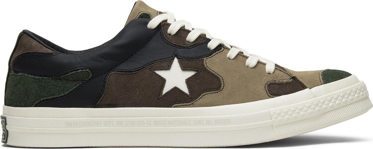 

Кроссовки Converse Sneakersnstuff x One Star Camo, зеленый