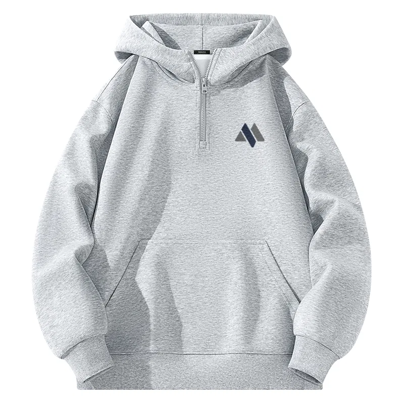 Детский худи с капюшоном средней плотности MINISO, Heather Gray