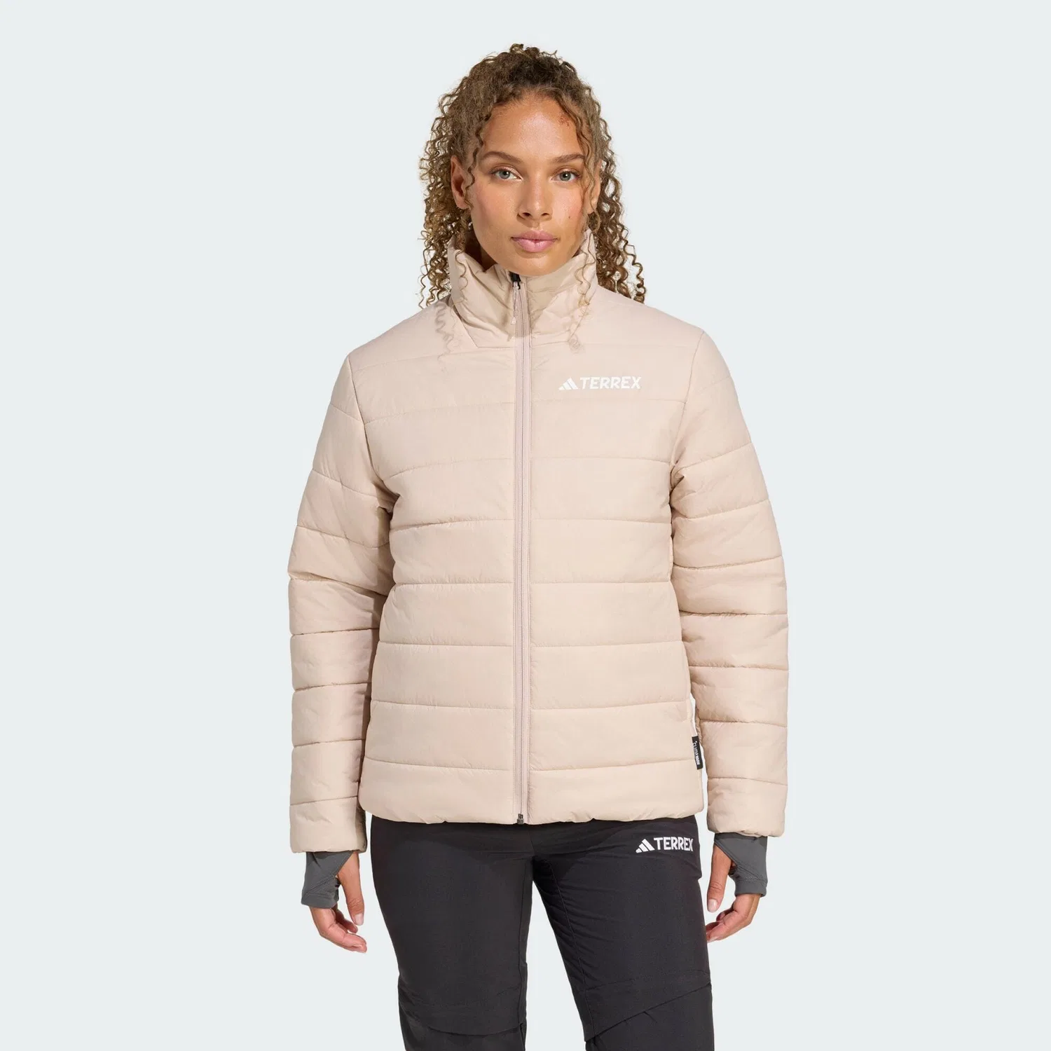 Мужская утепленная куртка Terrex Multi Essentials Adidas, Taupebeige