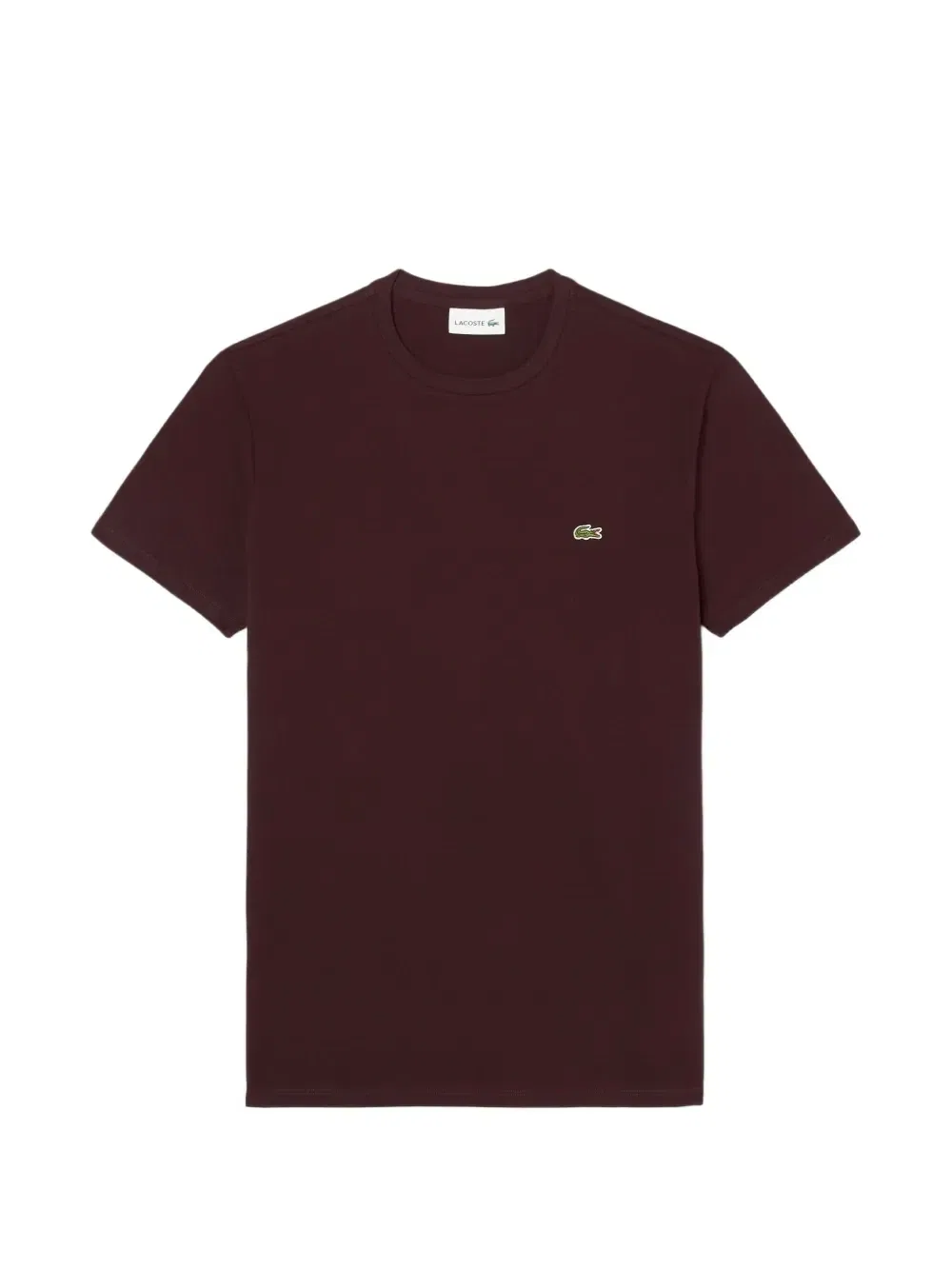 Футболка из хлопка пима с нашивкой-логотипом Lacoste, красный