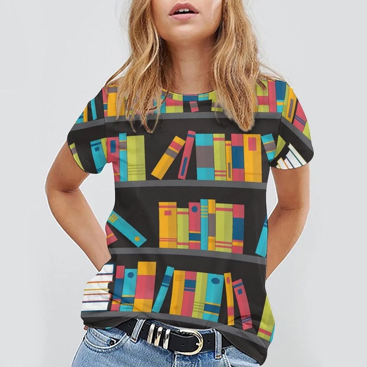 Женская футболка с принтом, Unisex Summer — фото 3