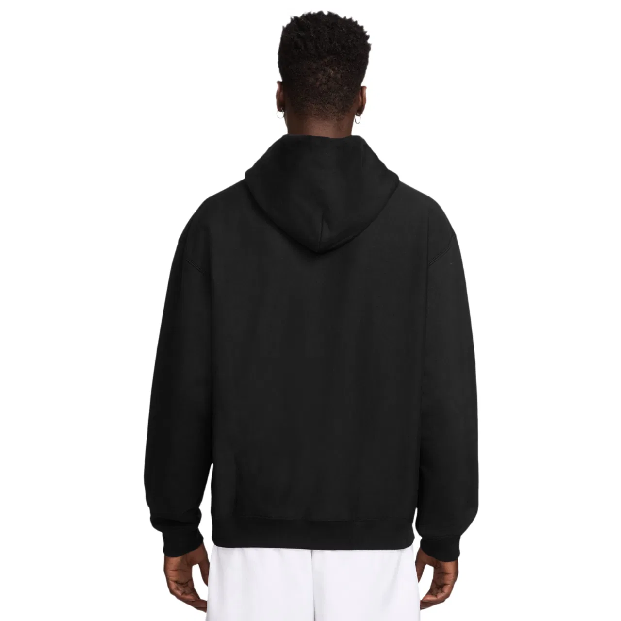Мужское худи NL Solo Swoosh Pullover Nike, цвет Grey/Black — фото 2