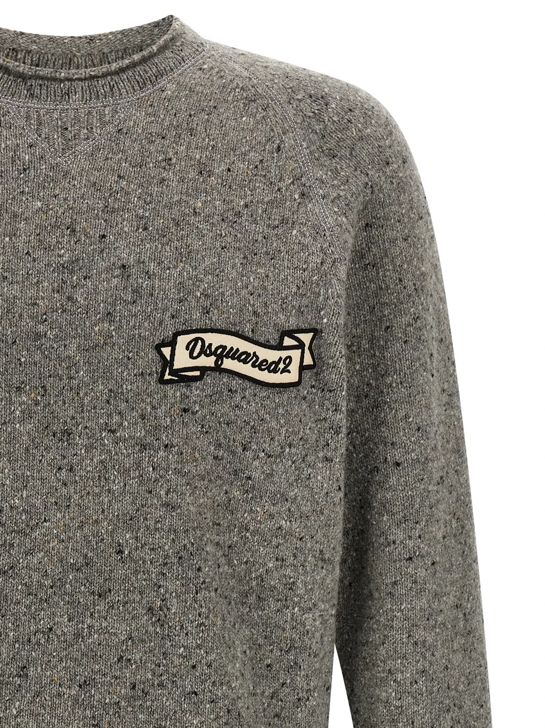 Свитер «Knop Yarn» DSQUARED2, серый — фото 3