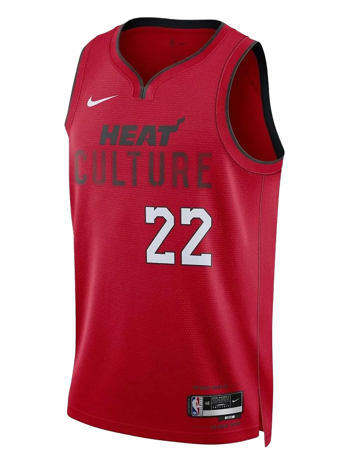 Майка Джерси NBA Heat 24/35 City Edition '22 Butler Nike, красный