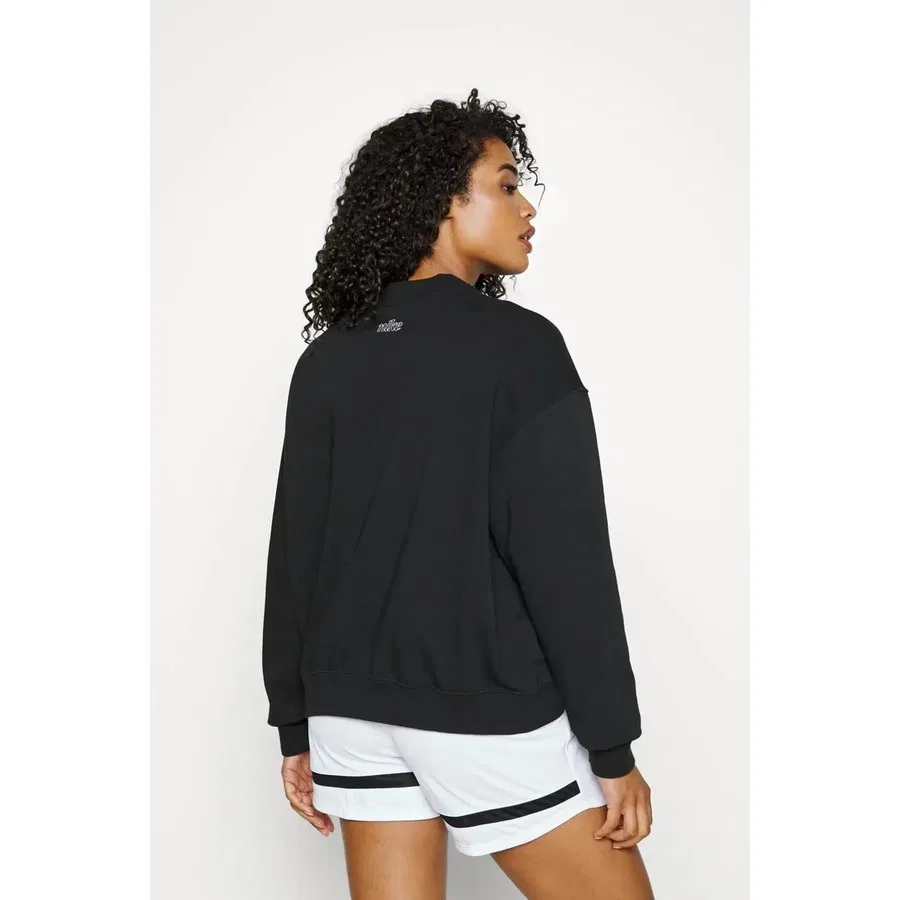 Свитшот женский оверсайз с длинным рукавом Dri-Fit Get Fit Nike, Черный — фото 3
